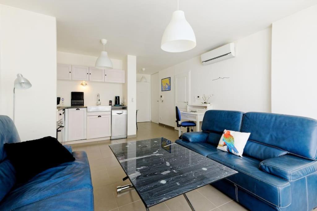 Super T2 Climatise Avec Balcon A Pied Plage Catalan Marseille Eksteriør bilde