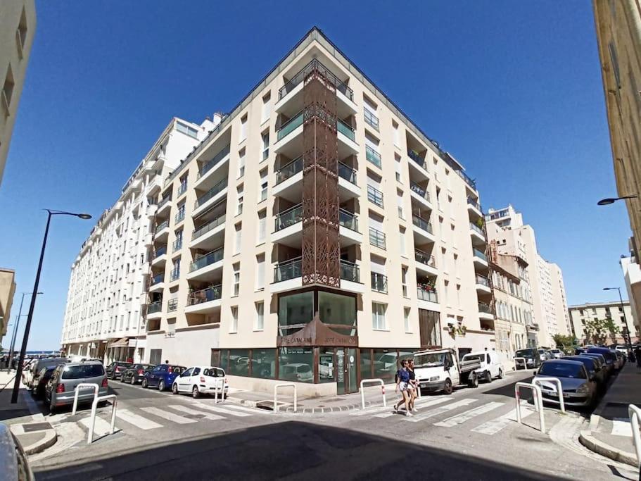 Super T2 Climatise Avec Balcon A Pied Plage Catalan Marseille Eksteriør bilde